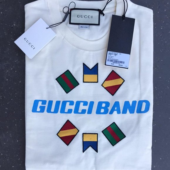 gucci band t shirt